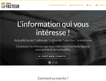 Tablet Screenshot of hellofacteur.com